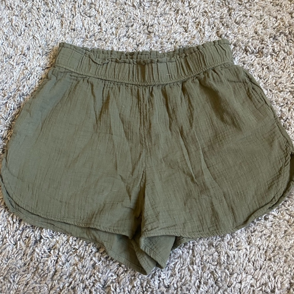 Women’s small green cloth shorts